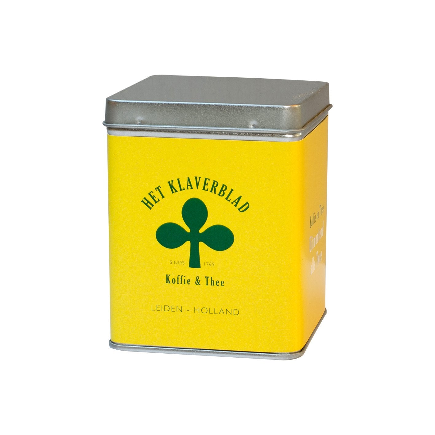 Het Klaverblad 100 g Tea Tin Yellow